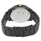 Armani Exchange Hampton AX2121 Men's Chronograph Watch – Black Dial with Black Stainless Steel Strap