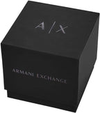 Armani Exchange Hampton AX2407 Men's Watch – Sleek Black Dial with Black Stainless Steel Bracelet