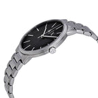 Armani Exchange Cayde AX2700 Men's Analog Watch – Black Dial with Silver Stainless Steel Bracelet