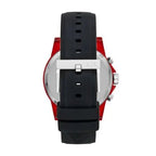 Armani Exchange Outerbanks AX1338 Men's Chronograph Watch – Black Dial with Black Silicone Strap