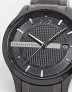 Armani Exchange Hampton AX2104 Men's Chronograph – Black Dial with Black Stainless Steel Strap