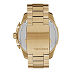 Diesel DZ4360 Mega Chief Chronograph Men's Watch – Gold Dial & Gold Stainless Steel Strap