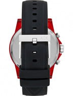Armani Exchange Outerbanks AX1338 Men's Chronograph Watch – Black Dial with Black Silicone Strap