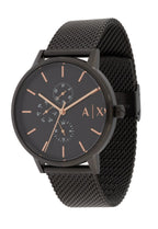 Armani Exchange Cayde AX2716 Men's Chronograph – Black Dial with Black Mesh Stainless Steel Strap
