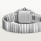 Santos De Cartier | 27mm, Steel, Silver Dial