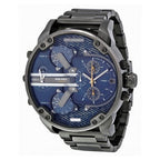 Diesel DZ7331 Big Daddy 2.0 Chronograph Men's Watch – Blue Dial & Grey Stainless Steel Strap