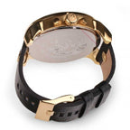 Diesel DZ7371 Mr. Daddy Chronograph Men's Watch – Black Dial & Black Leather Strap