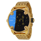 Diesel DZ7347 Mr. Daddy Chronograph Men's Watch – Blue Dial & Gold Stainless Steel Strap