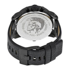 Diesel DZ7291 Little Daddy Chronograph Men's Watch – Black Dial & Black Leather Strap