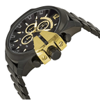 Diesel DZ4338 Mega Chief Chronograph Men's Watch – Black Dial & Black Stainless Steel Strap