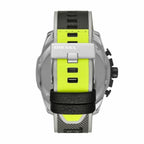 Diesel DZ4523 Mega Chief Chronograph Men's Watch – Black Dial & Grey Nylon Strap