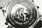 Diesel DZ7429 Mr. Daddy 2.0 Chronograph Men's Watch – Black Dial & Grey Nylon Strap