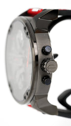 Diesel DZ7423 Mr. Daddy 2.0 Chronograph Men's Watch – Grey Dial & Red Rubber Strap