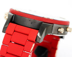 Diesel DZ7430 Mr. Daddy 2.0 Chronograph Men's Watch – Grey Dial & Red Rubber Strap