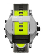 Diesel DZ7429 Mr. Daddy 2.0 Chronograph Men's Watch – Black Dial & Grey Nylon Strap