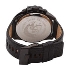 Diesel DZ4291 Mega Chief Chronograph Men's Watch – Black Dial & Black Leather Strap
