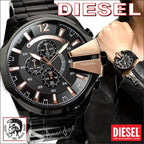 Diesel DZ4309 Mega Chief Chronograph Men's Watch – Black Dial & Black Stainless Steel Strap