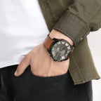 Diesel DZ4463 Mega Chief Chronograph Men's Watch – Grey Dial & Brown Leather Strap