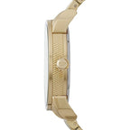 Diesel DZ7306 Mini Daddy Chronograph Men's Watch – Gold Dial & Gold Stainless Steel Strap