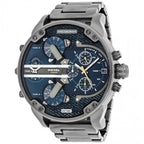 Diesel DZ7331 Big Daddy 2.0 Chronograph Men's Watch – Blue Dial & Grey Stainless Steel Strap