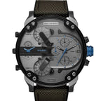 Diesel DZ7420 Mr. Daddy 2.0 Chronograph Men's Watch – Grey Dial & Black Nylon Strap