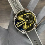 Diesel DZ7429 Mr. Daddy 2.0 Chronograph Men's Watch – Black Dial & Grey Nylon Strap