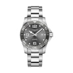 longines HydroConquest 41mm - Sunray Grey on Bracelet