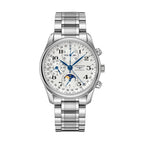 longines Master Collection Chronograph Moonphase 40mm - Silver on Bracelet