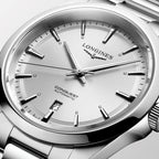 longines Conquest 41mm - Sunray Silver on Bracelet