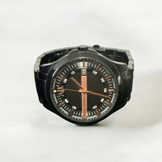 Armani Exchange Hampton AX2150 Men's Chronograph – Black Dial with Black Stainless Steel Bracelet