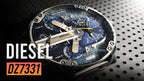 Diesel DZ7331 Big Daddy 2.0 Chronograph Men's Watch – Blue Dial & Grey Stainless Steel Strap