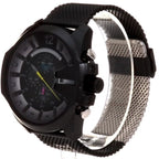Diesel DZ4514 Mega Chief Chronograph Men's Watch – Black Dial & Black Mesh Bracelet