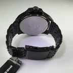 Diesel DZ7373 Uber Chief Chronograph Men's Watch – Red Dial & Black Steel Strap