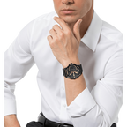 Diesel DZ7312 Big Daddy Chronograph Men's Watch – Black Dial & Black Stainless Steel Strap