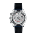 OMEGA Speedmaster Moonphase Moonphase Chronograph 44.25mm - Blue on Leather Strap