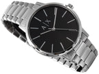 Armani Exchange Cayde AX2700 Men's Analog Watch – Black Dial with Silver Stainless Steel Bracelet