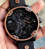 Diesel DZ7400 Mr. Daddy 2.0 Chronograph Men's Watch – Black Dial & Black Stainless Steel Strap