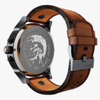 Diesel DZ7413 Mr. Daddy Chronograph Men's Watch – Grey Dial & Brown Leather Strap