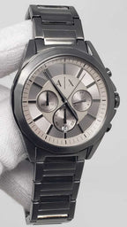 Armani Exchange Drexler AX2603 Men's Chronograph Watch – Grey Dial with Stainless Steel Bracelet