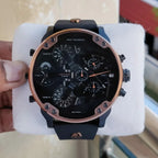 Diesel DZ7400 Mr. Daddy 2.0 Chronograph Men's Watch – Black Dial & Black Stainless Steel Strap