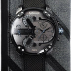 Diesel DZ7420 Mr. Daddy 2.0 Chronograph Men's Watch – Grey Dial & Black Nylon Strap