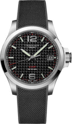Longines Conquest V.H.P. Black Rubber Strap Men's Watch L3.716.4.66.9