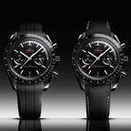 OMEGA Speedmaster Dark Side of the Moon Black Ceramic 44.25mm - Black on Rubber Strap